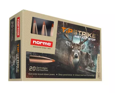 Munitions NORMA Tipstrike calibre 308 Winchester - 170 grain...