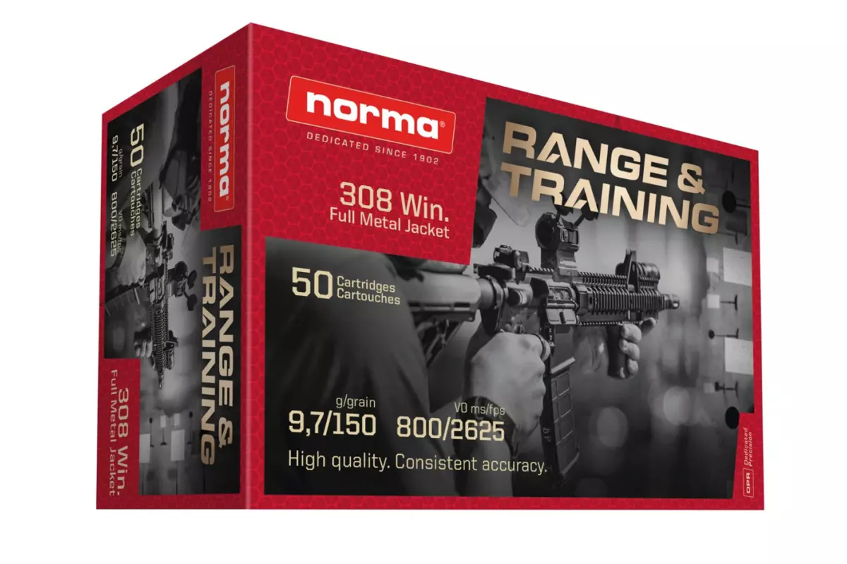 Munitions NORMA Range & Training calibre 308 Winchester - 15...