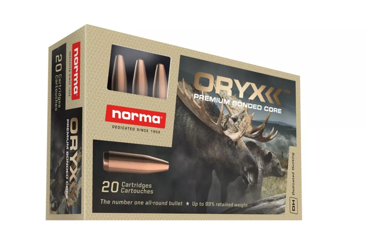 Munitions calibre 35 Whelen Norma Oryx