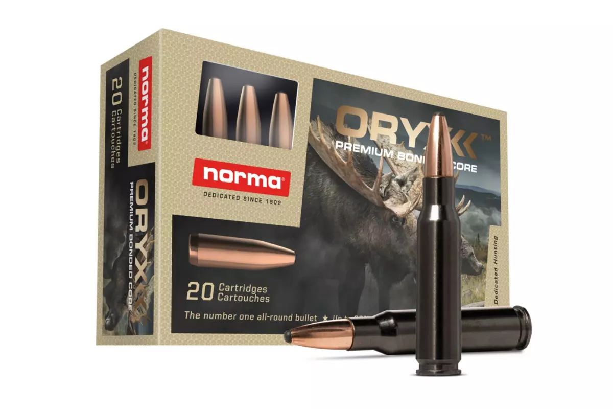 Munitions NORMA Oryx Silencer calibre 9,3x62 - 285 grains av...