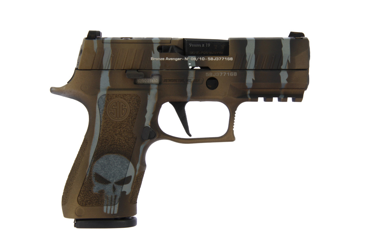 Pistolet SIG SAUER P320 X-Compact Bronze Avenger Calibre 9x19