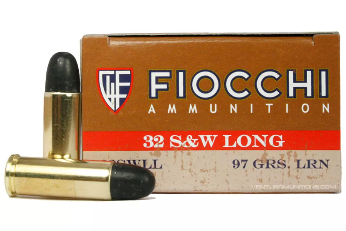 Boite de 50 cartouches FIOCCHI Calibre 32 Smith&Wesson Long LRN-TFL 97 Grains