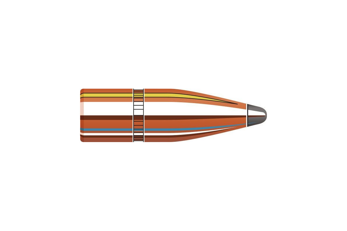 Boite de 100 ogives HORNADY Calibre 30 Diam.308 150 Grs INTERLOCK SP