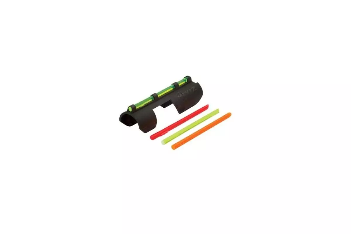 Guidon HIVIZ monocanon sans bande avec 4 fibres optiques 