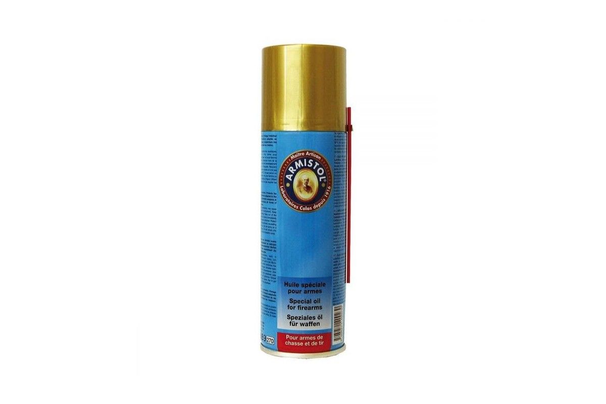 aerosol armistol 750 ml pour l'entretien des fusils de chasse