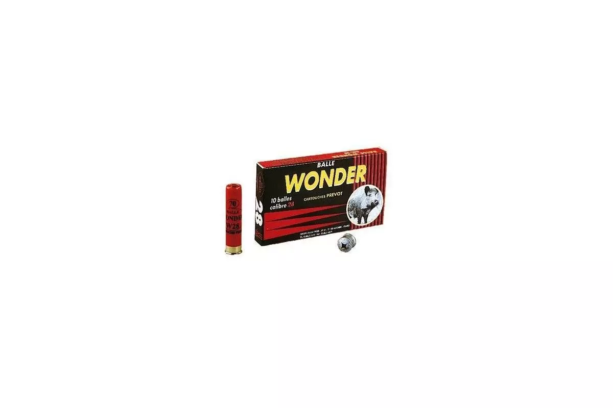 Balles WONDER PREVOT calibre 410 Subsonique Boite de 10 