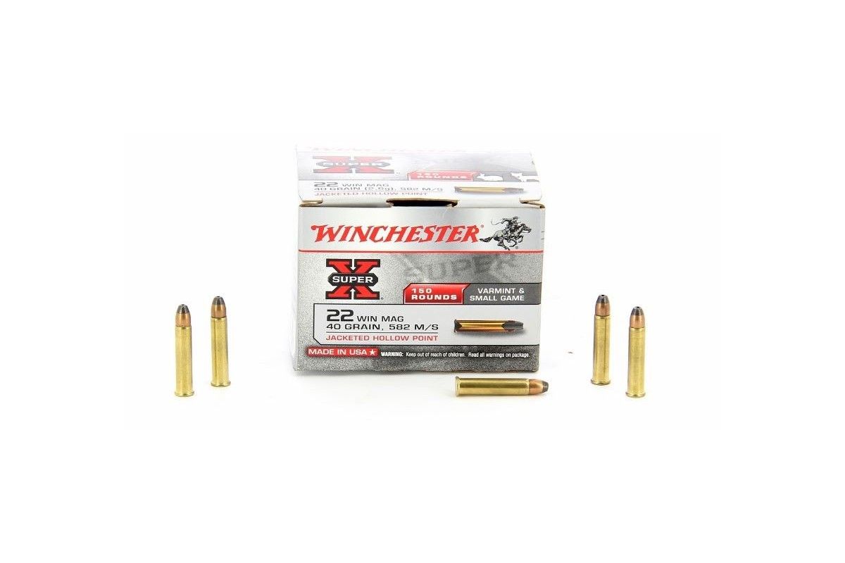 Munitions 22 Win Mag Super-X 40grains JHP X150