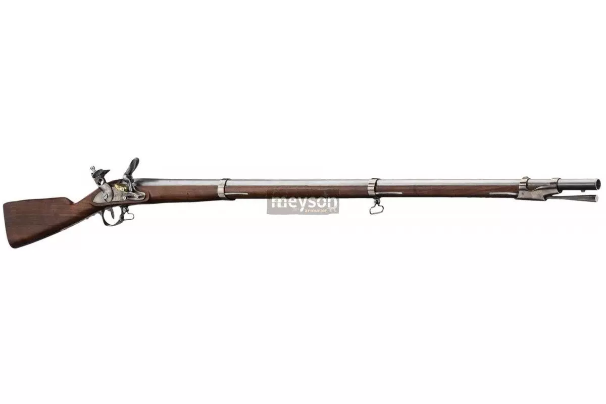 Fusil 1777 An IX à silex Calibre 69 Poudre Noire 