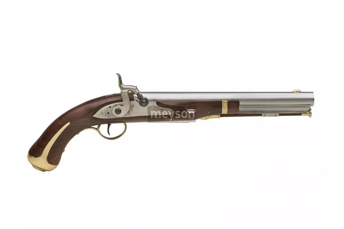 Pistolet 1805 Harper's Ferry conversion à percussion Calibre 54 Poudre Noire 