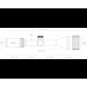 Lunette de tir Hawke VANTAGE 3-9X50AO mil dot 